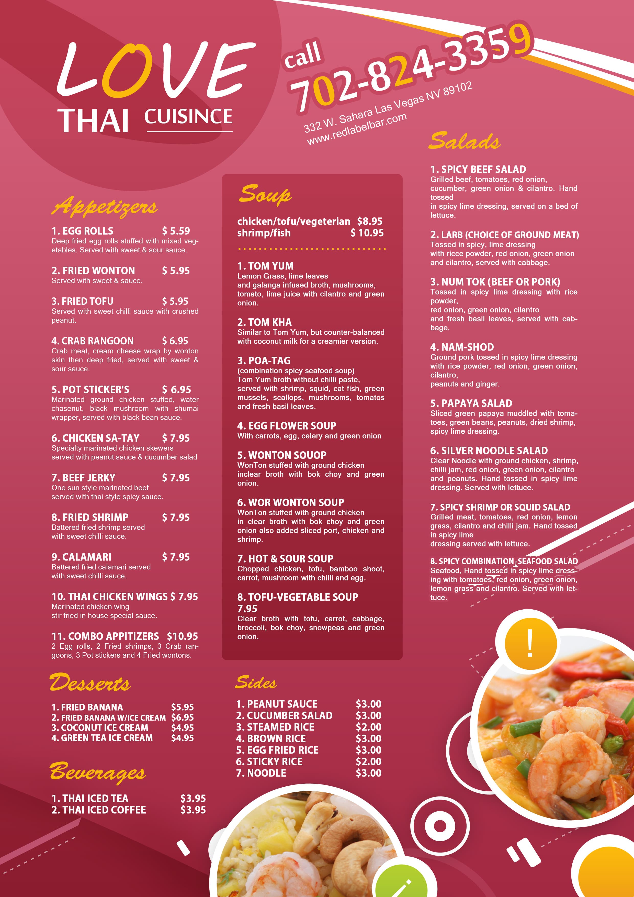 Restaurant Menu Design